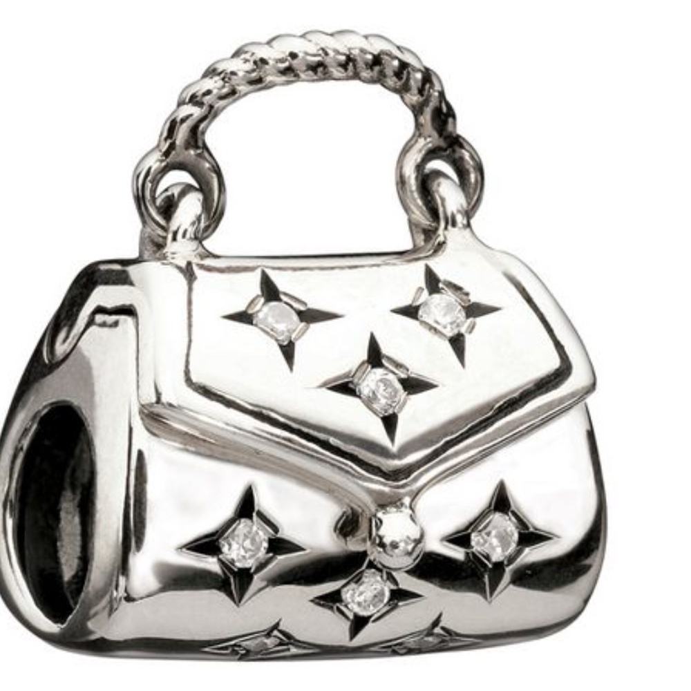 Chamilia red crystal purse charm